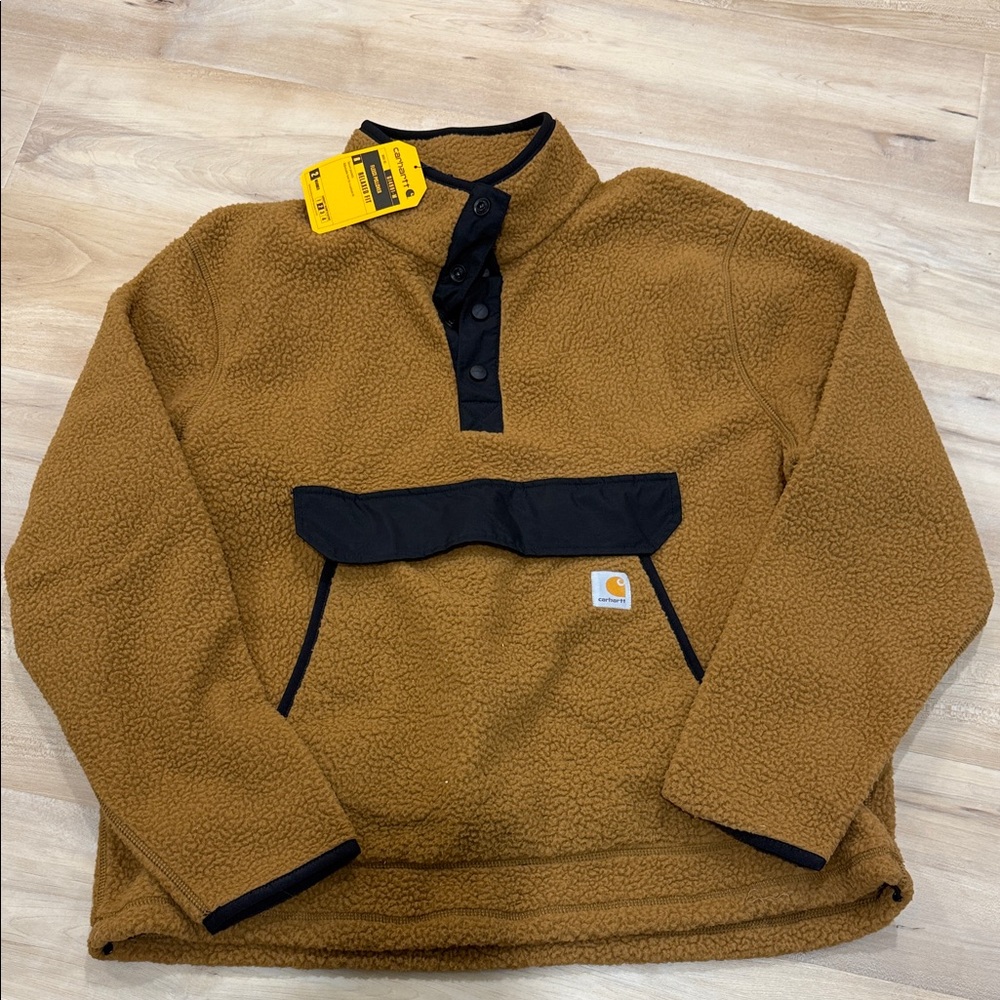 Carhartt Men's Tan Fleece Pullover